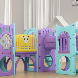 12-in-1 Rock Climbing Toddler Slide Toy Set, Indoor and Outdoor Slide Playset, perfect gift for boys and girls aged 1-6