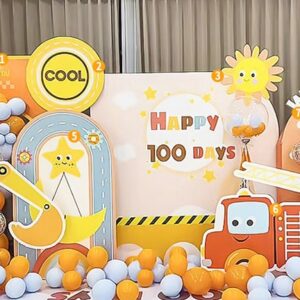 Excavator-Themed Boy Birthday Party Decorations