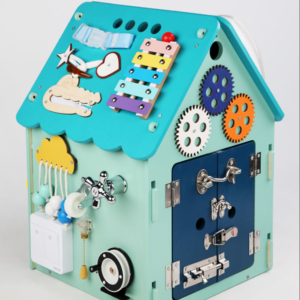 Dreamy Fresh Blue Busy House