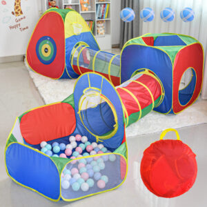 5-Piece Kids Play Tent and Tunnel Set