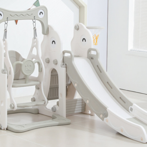 White Dinosaur Indoor Outdoor Slide