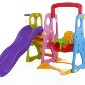 Classic Three-in-one Slide And Swing Set