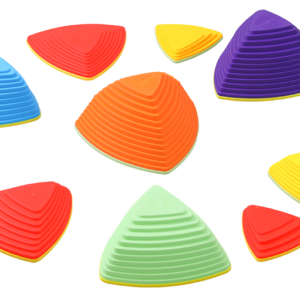 11pcs Non-Slip Plastic Balance River Stones for Kids